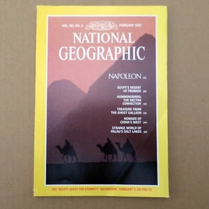 National Geographic Vol 161 No 2 Feb 1982 Napoleon Egypt's Desert Ghost Galleon - Imagen 1 de 5