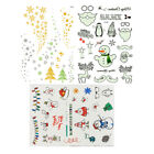  3 Pcs Child Kids Party Favor Christmas Temporary Tattoo Stickers