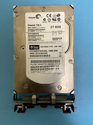 SUN 146GB 15K FC HDD w/Caddy , 540-6495 - Image 1 of 3