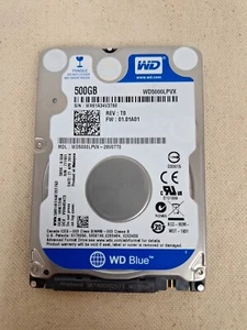Western Digital Blue WD5000LPVX 500 GB 2.5" SATA III Laptop Hard Drive - Picture 1 of 4