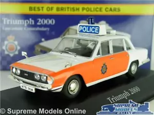 TRIUMPH 2000 MODEL POLICE CAR LANCASHIRE 1:43 CORGI VANGUARDS ATLAS SALOON K8 - Picture 1 of 4
