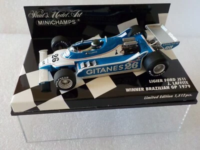 1:43 Minichamps Ligier Ford JS11 Gitanes - Winner Brazilian GP 1979 - J. Laffite - Bild 1 von 4