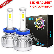 JDM ASTAR G3 8000LM H11LL/H11 LED Headlight Low Beam Bulbs Kit White Fog Light 