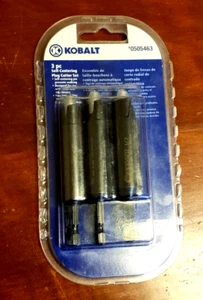 Kobalt 3 Stück sortiert 1/4 Zoll selbstzentrierend Stecker Schneider Bohrer Bit Set #80829 - Bild 1 von 2