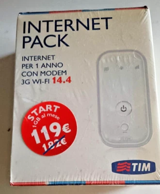 TIM Chiavetta Internet 3G Modem di rete NO SCHEDA FUNZIONANTE CON TIM CARD NEW M - Immagine 1 di 4