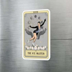 The Ice Skater Tarot Card Sticker 3" x 4" - Bild 1 von 7