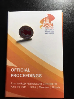 Official Proceedings of the 21st World Petroleum Congress. Moscow June 2014.+pin - Image 1 of 4