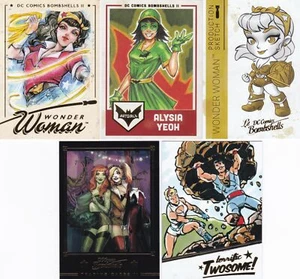 2018 Cryptozoic DC Bombshells 2 Gold Deco Foil Lot (74 verschiedene) - Bild 1 von 1