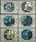 SCHEIBENBERG 1921 "Day & Night" Complete Series German Notgeld