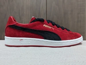 Size 5.5 - New Puma Men's Macht's Mit Qualitat Suede Red Classic + Sneakers / - Picture 1 of 20