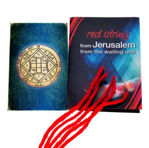 Kabbalah Red String Bracelet X5 from Jerusalem & King Solomon Love Seal Amulet - Picture 1 of 8