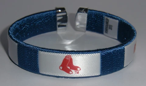 Boston Red Sox Fan Band Bracelet MLB Licensed Baseball Jewelry Cover