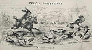 c1845 Antiguo Estampado Victoriano REUNIÓN DE LEYES DE CAZA Y ANTIJUEGO en AYLESBURY - Imagen 1 de 2