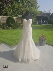 Fishtail / Mermaid wedding Bridal dress size 10 Ex Sample Sale Reduced - Picture 1 of 9
