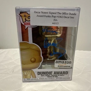 Funko Pop Dundie Award Oscar Nunez firmato #1062 - Foto 1 di 4