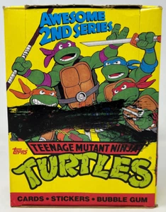 Tarjetas adhesivas Topps 1990 TMNT Teenage Mutant Ninja Turtles 48 paquetes nuevas de colección - Imagen 1 de 8