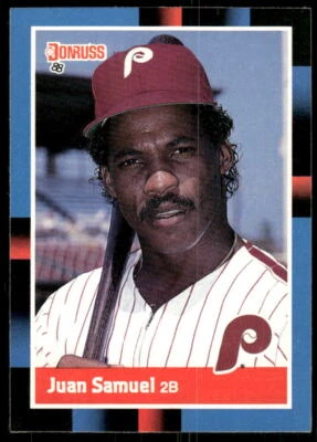1988 Donruss #288b Juan Samuel - Image 1 of 2