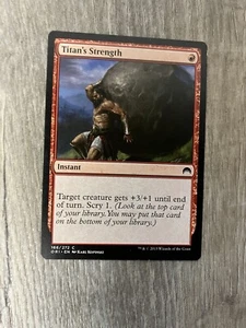 Magic the Gathering MTG Titan's Strength 145/249 Theros common - Picture 1 of 2