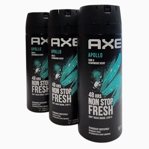 3 Pack Axe Apollo Deodorant Body spray Men Body Spray 150ml. Free Shipping - Picture 1 of 4