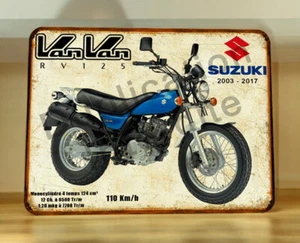 Blechschild Suzuki 125 Van Van (2003 - 2017) - Bild 1 von 1