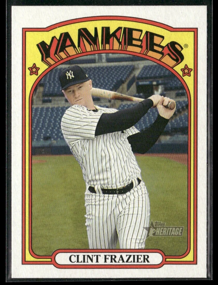 2021 Topps Heritage #468 Clint Frazier SP - Image 1 of 2