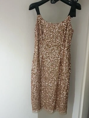 Adrianna Papell Sequin Dress Size 8 - image 1 of 4