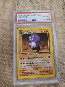 PSA 10 2001 P.M. Neo Discovery Poliwrath #28 - Picture 1 of 2