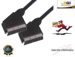 CAVO SCART - SCART 21 POLI COLLEGATI 1,5 METRI BLISTER  - Foto 1 di 1