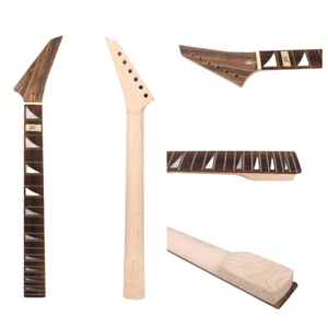 Guitar Neck Maple 22fret 25.5in Rosewood Fretboard Unfinished Parts Truss Rod - Picture 1 of 6