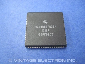 GENUINE Apple / Motorola 68882 FPU Chip (MC68882FN33A, 1C12R, QERF9252) - Bild 1 von 3