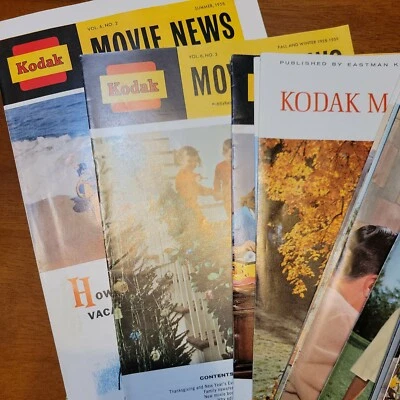 KODAK MOVIE NEWS 1958 - 1966 31 ISSUES RARE VINTAGE CAMERA LOT MAGAZINES FOLDER - Image 1 of 4