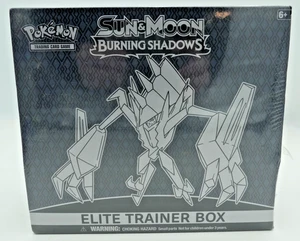 Pokemon Sealed Sun and Moon Burning Shadows Elite Trainer Box - Picture 1 of 6