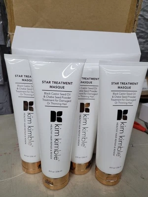 4 Kim Kimble Celebrity Star Treatment Masque for Damaged Thinning Hair 8 Oz Each - Image 1 of 4