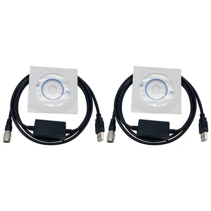 2Pcs Download Data USB Cable for Total Stations 6 PIN CABLE 352 /1426 - Picture 1 of 6