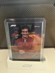 2024 Topps Finest Formula 1 Rare Alain Prost #286 Black Refractor 1/15 - Picture 1 of 1