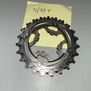 21-23 Tooth Campagnolo Record 10 Speed Cassette Cogs 21t 23t Titanium Italy - Picture 1 of 5