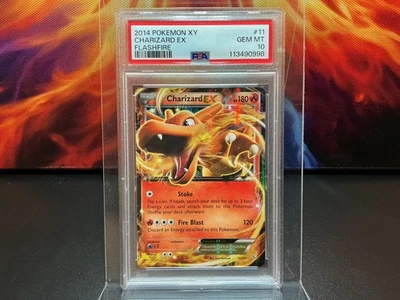 2014 POKEMON XY FLASHFIRE #11 CHARIZARD EX PSA 10 🐦‍🔥 - Image 1 of 2