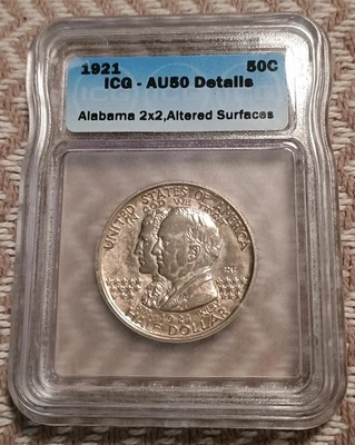 1921 Alabama 2x2 Altered Surfaces, ICG-AU50 - Image 1 of 2