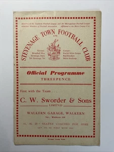 Stevenage Town v Canterbury City; Liga del Sur, 24 de agosto de 1963 - Imagen 1 de 3