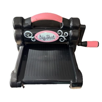 Sizzix Big Shot Manual Die Cutting & Embossing Machine Black & Pink - Image 1 of 4