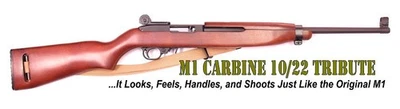 M1 Carbine Replica Ruger Stock and Tribute Fits Ruger 10/22 - Includes TWO Hand - Image 1 of 4