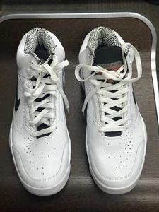 Nike Air Flight Lite II Mid size 8.5 Basketball White Black DJ2518 100. T-4 - Picture 1 of 16