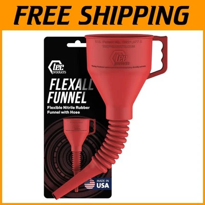 精密16英寸红色柔性漏斗丁腈橡胶-汽车防溢设计 — 第 1/4 张图片