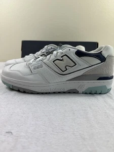 New Balance 550 White Grey Sz 9.5 Men's BB550WCA Brand New $170 Shoes New - Picture 1 of 14