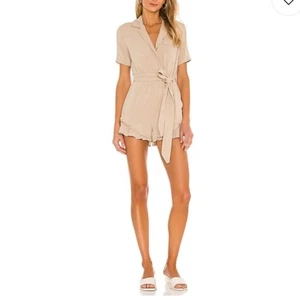 NUEVO SIN ETIQUETAS Tularosa Volantes Dobladillo Manga Corta Botón Mameluco Talla M - Imagen 1 de 7