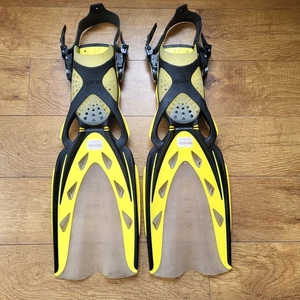 Mares XStream X-Stream Yellow Scuba Diving Fins Size Small RRP £175 - Picture 1 of 5