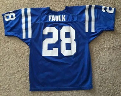 Marshall Faulk Colts Youth XL Wilson Jersey  Mesh Screen Print  - Image 1 of 4