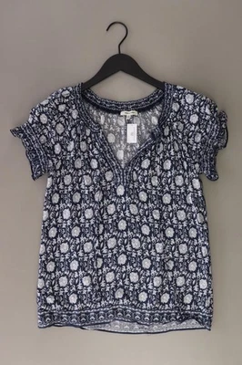 MAX STUDIO Kurzarmbluse Regular Bluse für Damen Gr. 36, S mit Blumenmuster blau - Bild 1 von 4