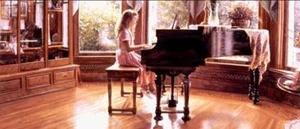 MUSIC ROOM - STEVE HANKS - LTD ED Print - Picture 1 of 1
