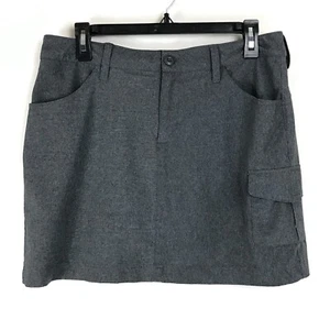 Eddie Bauer Cargo Wander Skort Damen Gr. 8 grau Taschen Stretch Outdoor - Bild 1 von 10